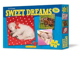 3 x Puzzle Sweet Dreams  (3 x 49 Teile)