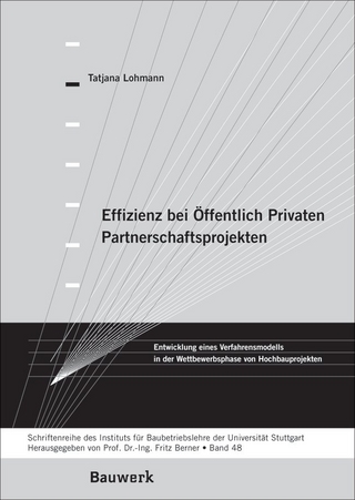 Effizienz bei Öffentlich Privaten Partnerschaftsprojekten