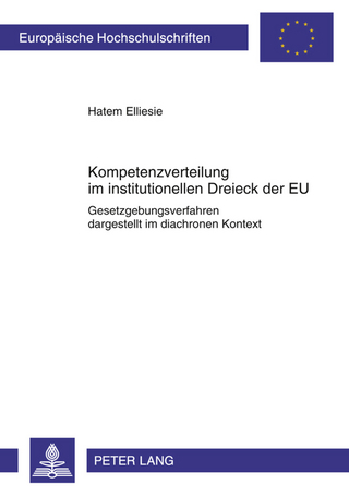 Kompetenzverteilung im institutionellen Dreieck der EU