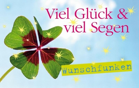 Wunschfunken ... Viel Gl&uuml;ck und viel Segen - Streichholzbriefchen im Display a 24 Ex.