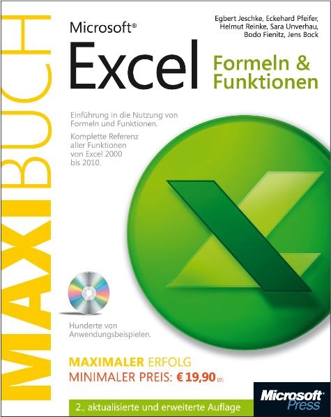 Microsoft Excel: Formeln & Funktionen - Das Maxibuch, 2., aktualisierte und erweiterte Auflage - Bodo Fienitz, Egbert Jeschke, Eckehard Pfeifer, Helmut Reinke, Sara Unverhau