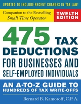 475 Tax Deductions for Businesses and Self-Employed Individuals -  Bernard B. Kamoroff