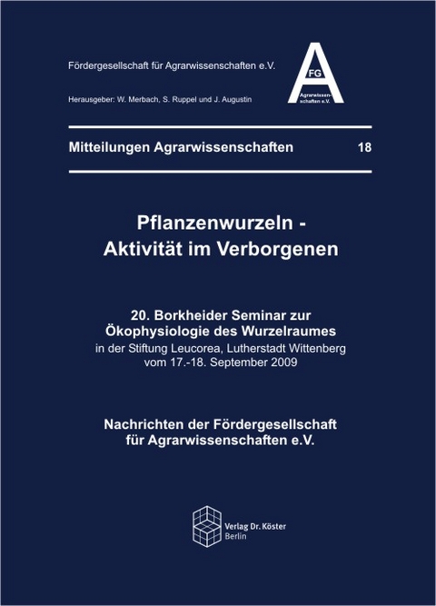 Pflanzenwurzeln - Aktivit&auml;t im Verborgenen - 