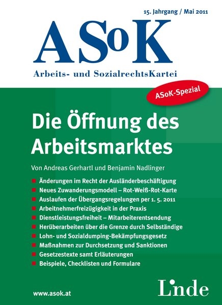 ASoK-Spezial Die &Ouml;ffnung des Arbeitsmarktes - Andreas Gerhartl, Benjamin Nadlinger