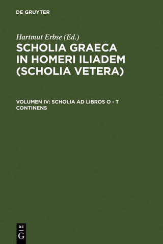 Scholia Graeca in Homeri Iliadem (Scholia vetera) / Scholia ad libros O – T continens