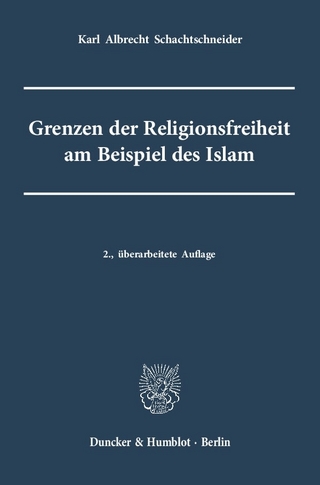 Grenzen der Religionsfreiheit am Beispiel des Islam.