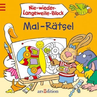 Nie-wieder-Langeweile-Block - Mal-R&auml;tsel