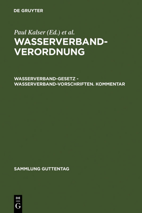 Wasserverbandverordnung - 
