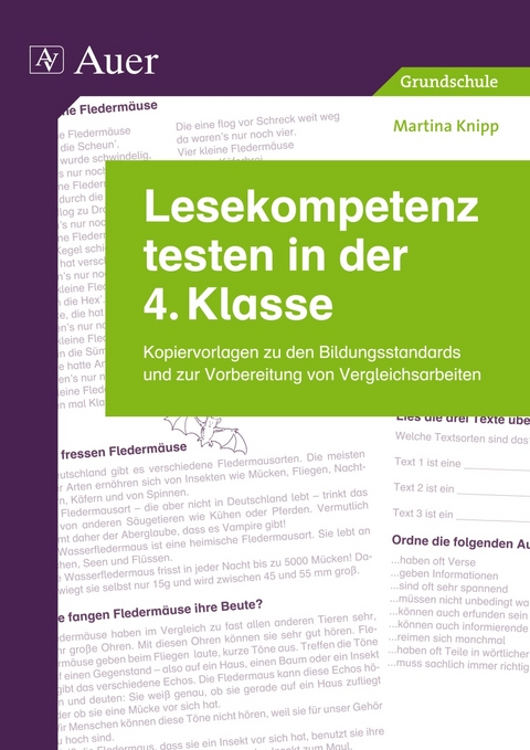 Lesekompetenz testen in der 4. Klasse - Martina Knipp