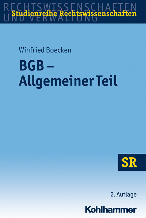 BGB - Allgemeiner Teil - Winfried Boecken