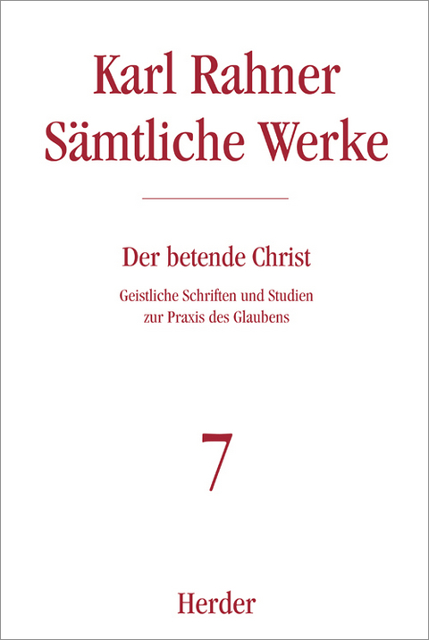 Der betende Christ - Karl Rahner
