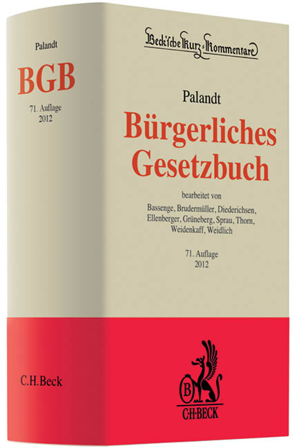 B&uuml;rgerliches Gesetzbuch - 