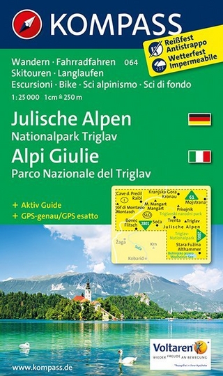 KOMPASS Wanderkarte Julische Alpen - Alpi Giulie