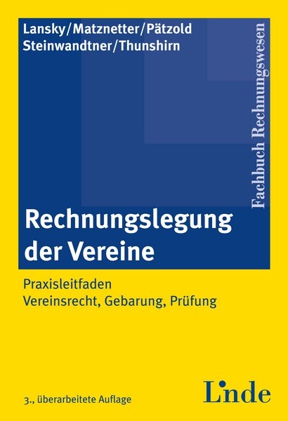 Rechnungslegung der Vereine - Gabriel Lansky, Christoph Matznetter, D&ouml;rk P&auml;tzold, Marlis Steinwandtner, Roman Thunshirn