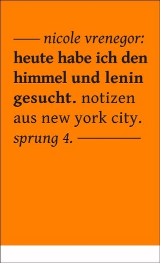 heute habe ich den himmel und lenin gesucht. notizen aus new york city