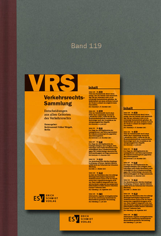 Verkehrsrechts-Sammlung (VRS). Entscheidungen aus allen Gebieten des Verkehrsrechts / Verkehrsrechts-Sammlung (VRS) Band 119