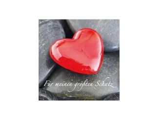 Bedruckte Leinwand: Für meinen größten Schatz