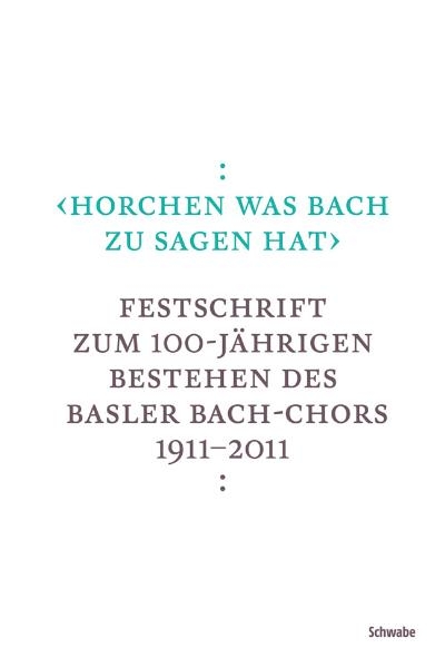 &laquo;horchen was Bach zu sagen hat&raquo; - 