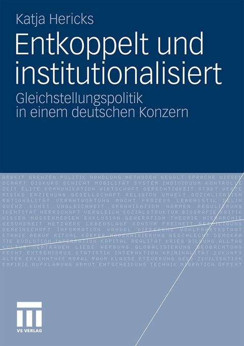 Entkoppelt und institutionalisiert - Katja Hericks