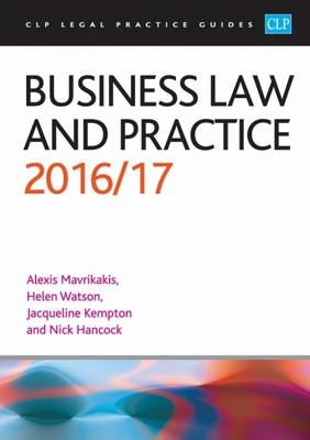 Business Law and Practice 2016/17 - Alexis Mavrikakis