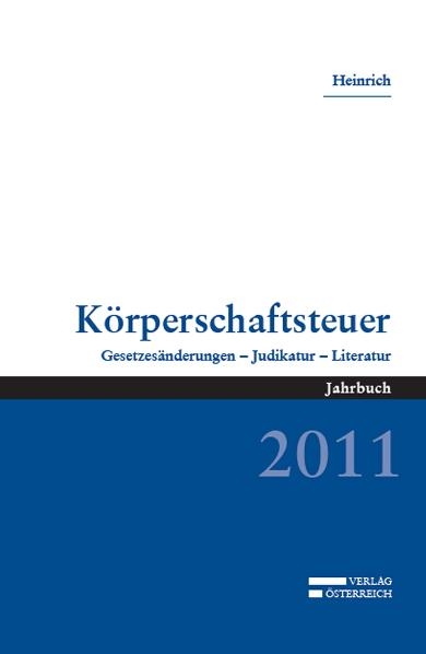 K&ouml;rperschaftsteuer 2011 - Johannes Heinrich