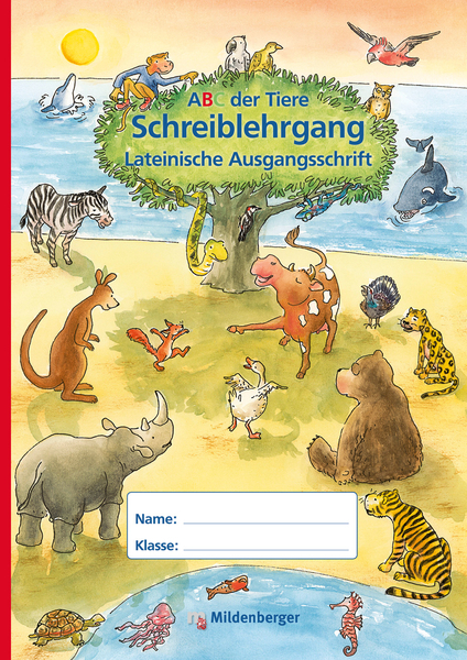 ABC der Tiere &ndash; Schreiblehrgang LA in Sammelmappe, Erstausgabe - 