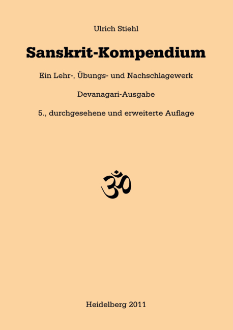 Sanskrit-Kompendium - Ulrich Stiehl