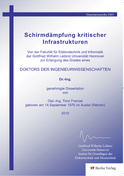 Schirmd&auml;mpfung kritischer Infrastrukturen - Timo Frenzel