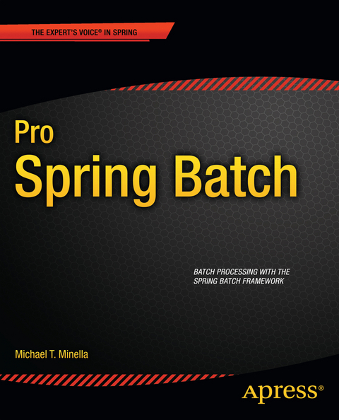 Pro Spring Batch - Michael Minella