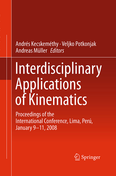 Interdisciplinary Applications of Kinematics - 