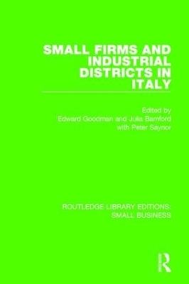 Small Firms and Industrial Districts in Italy - 