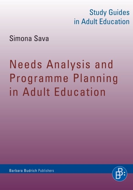 Needs Analysis and Programme Planning in Adult Education - Simona Sava