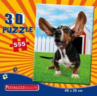 3D-Puzzle Hund (mit 3D-Wackel-Effekt)