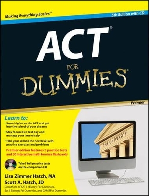 ACT For Dummies - Lisa Zimmer Hatch, Scott Hatch