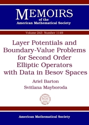 Layer Potentials and Boundary-Value Problems for Second Order Elliptic Operators with Data in Besov Spaces - Ariel Barton, Svitlana Mayboroda