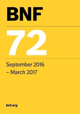 BNF 72 (British National Formulary September 2016-March 2017) - 