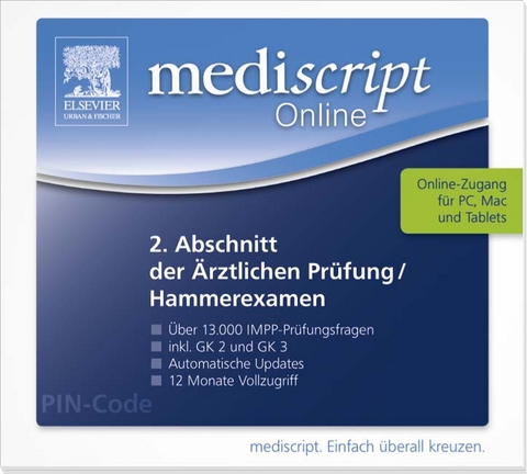 mediscript Online 2. Abschnitt der Ärztlichen Prüfung - Hammerexamen
