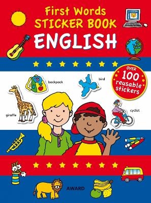 First Words Sticker Books: English - 