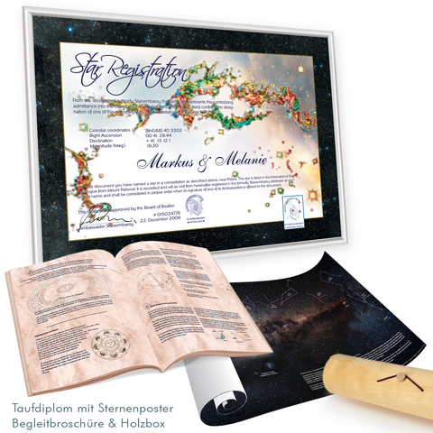 Sterntaufe Starsembassy - Dein Stern - - 