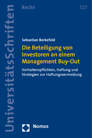 Die Beteiligung von Investoren an einem Management Buy-Out
