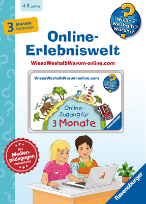Geschenkkarte 3 Monate für Wieso? Weshalb? Warum?  Online-Erlebniswelt