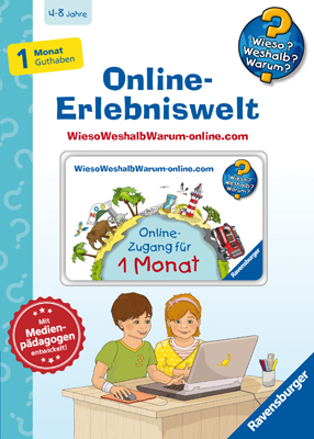 Geschenkkarte 1 Monat für Wieso? Weshalb? Warum? Online-Erlebniswelt