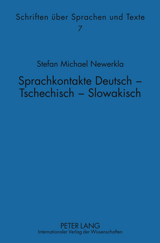 Sprachkontakte Deutsch – Tschechisch –- Slowakisch
