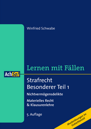 Strafrecht Besonderer Teil 1 Nichtvermögensdelikte
