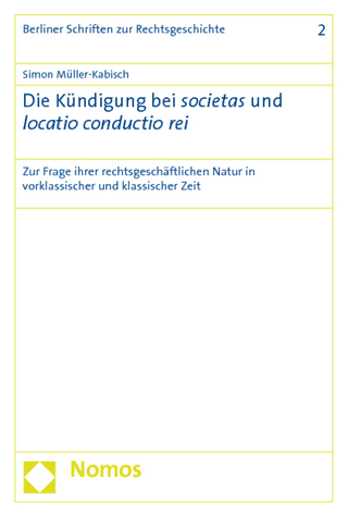 Die Kündigung bei societas und locatio conductio rei