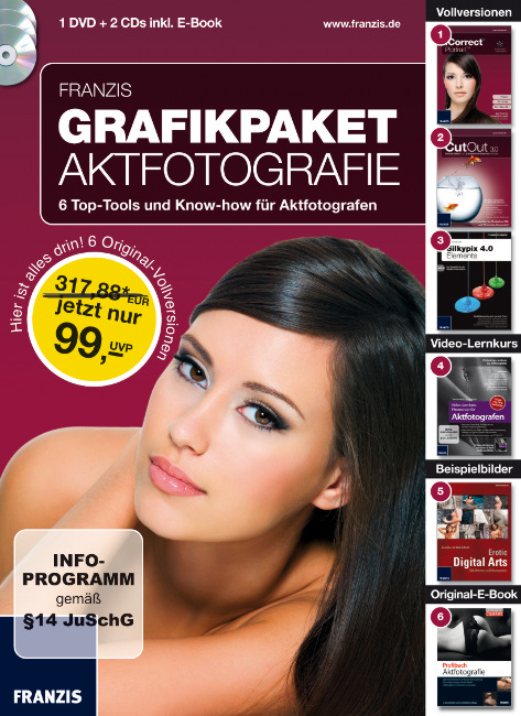 Grafikpaket Aktfotografie -  Franzis