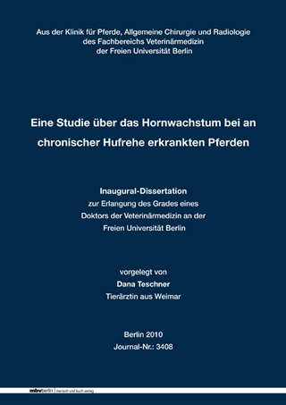 Eine Studie über das Hornwachstum bei an chronischer Hufrehe erkrankten Pferden