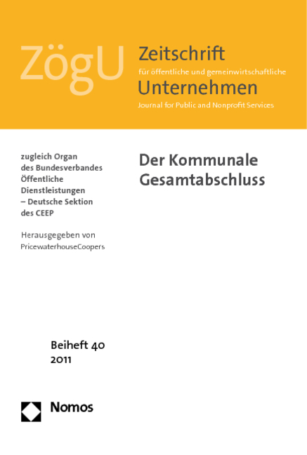 Der Kommunale Gesamtabschluss