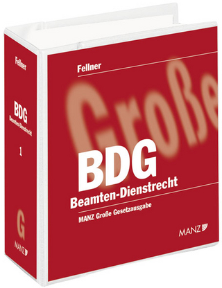 BDG - Beamtendienstrechtsgesetz 1979, inkl. 57. Erg.-Lfg.