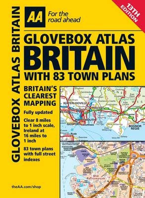 AA Glovebox Atlas Britain with 83 Town Plans -  AA Publishing